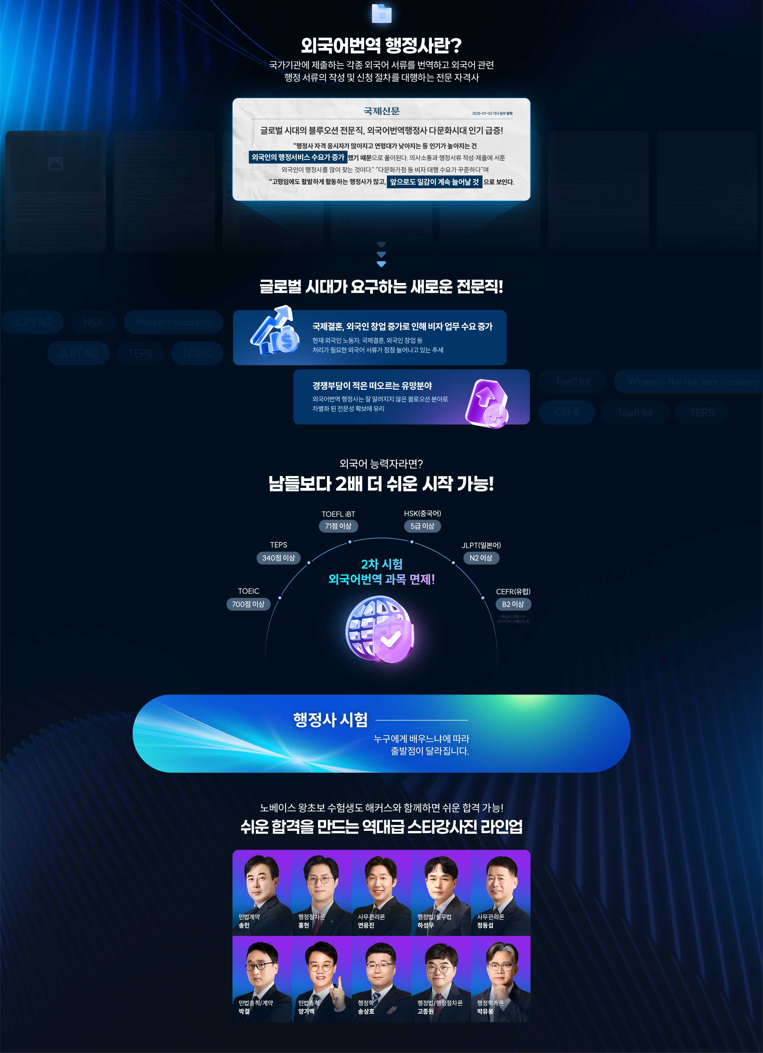 해커스 행정사 외국어번역 패스