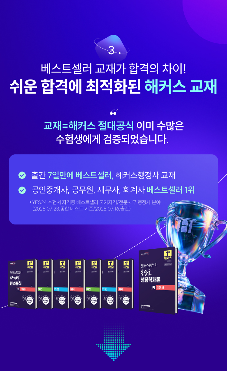 쉬운 합격에 최적화된 해커스 교재