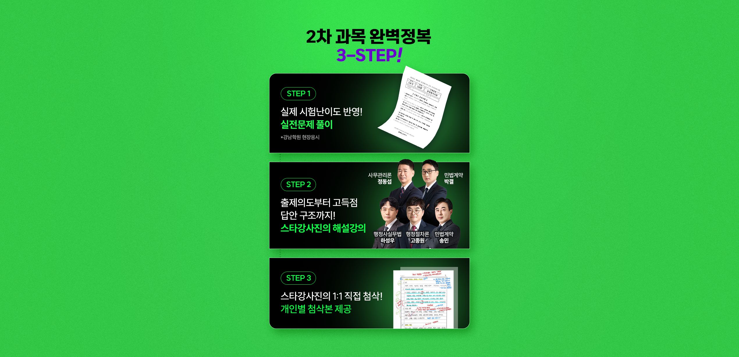 행정사 학원 첨삭모의고사 전과목 패키지