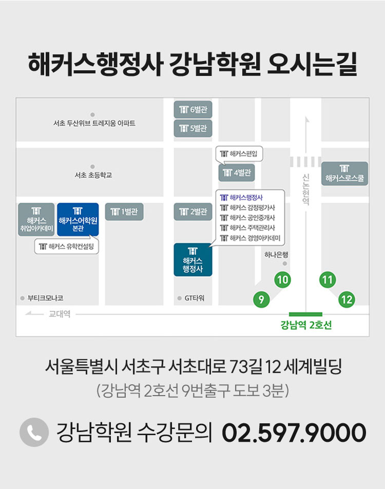 행정사 학원 첨삭모의고사 전과목 패키지