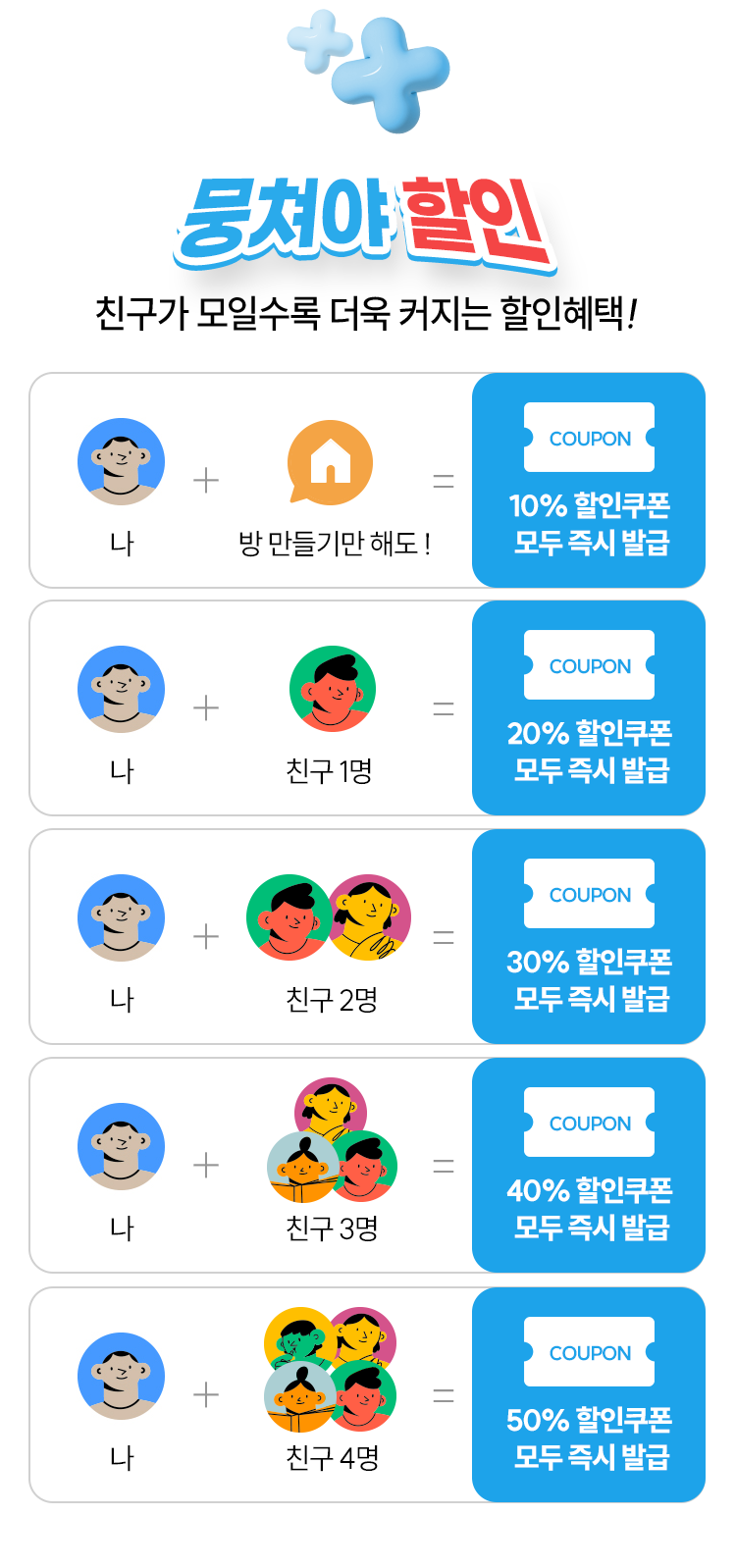 뭉쳐야 할인