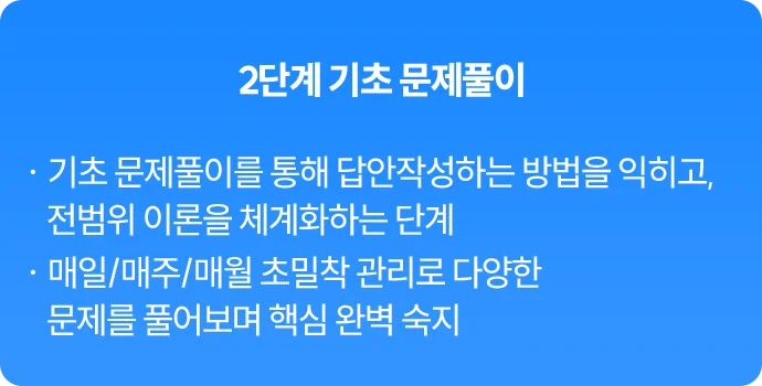 해커스 감정평가사 연간 커리큘럼