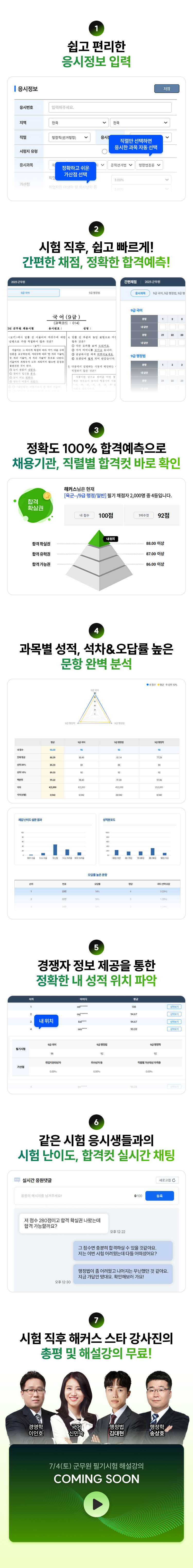 시험 직후 해커스 스타 강사진의 총평 및 해설강의 무료