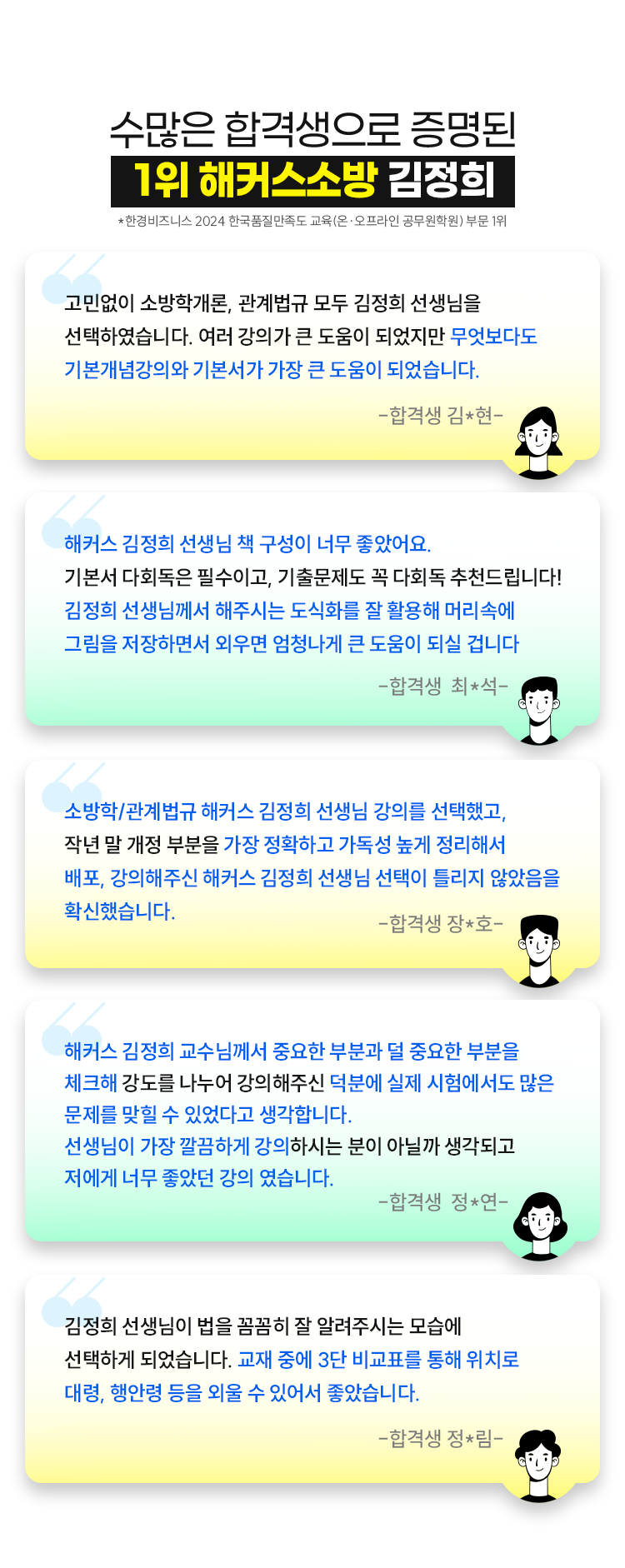 1위 해커스소방 김정희