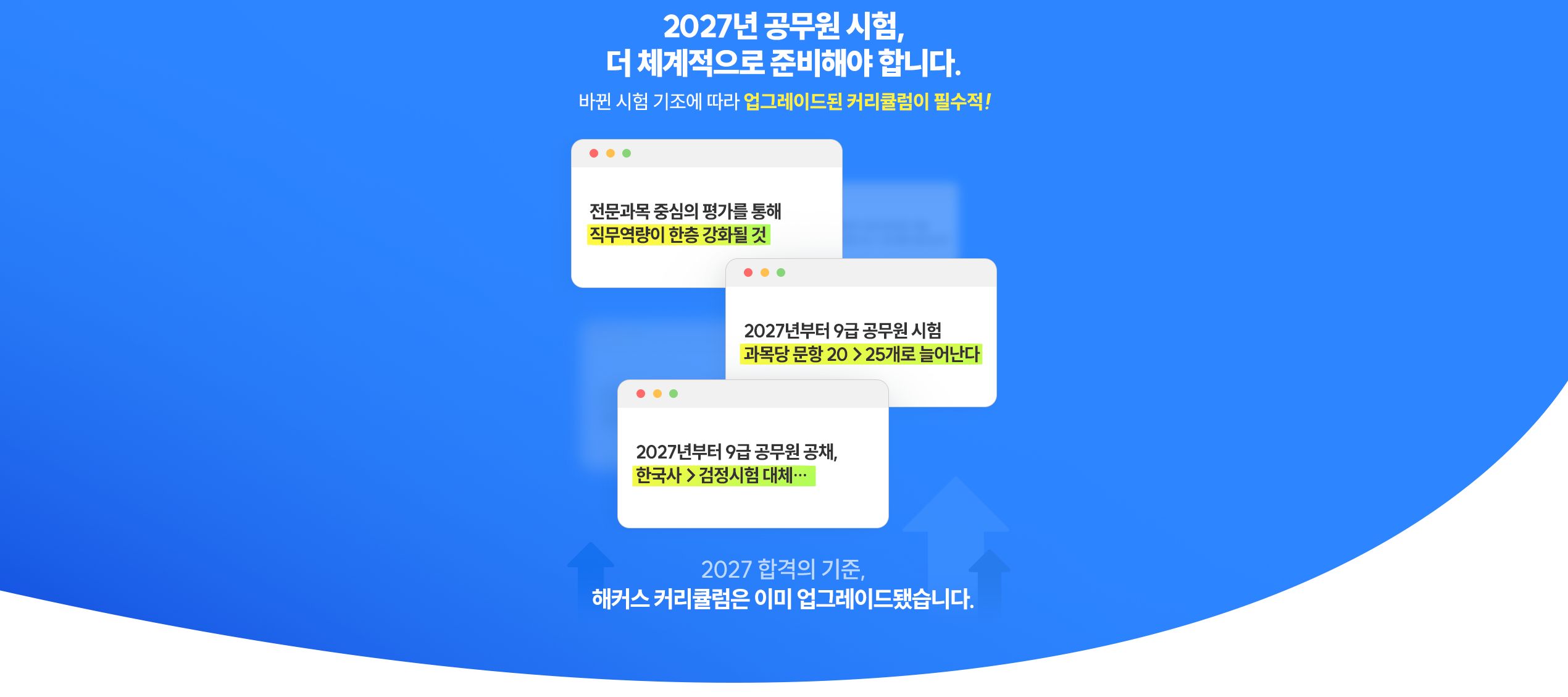 2027�� ������ ���� �� ü�������� �غ��ؾ� �մϴ�.
