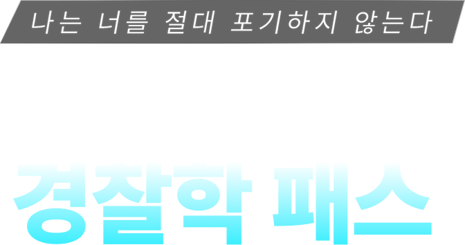 김민철 경찰학 패스