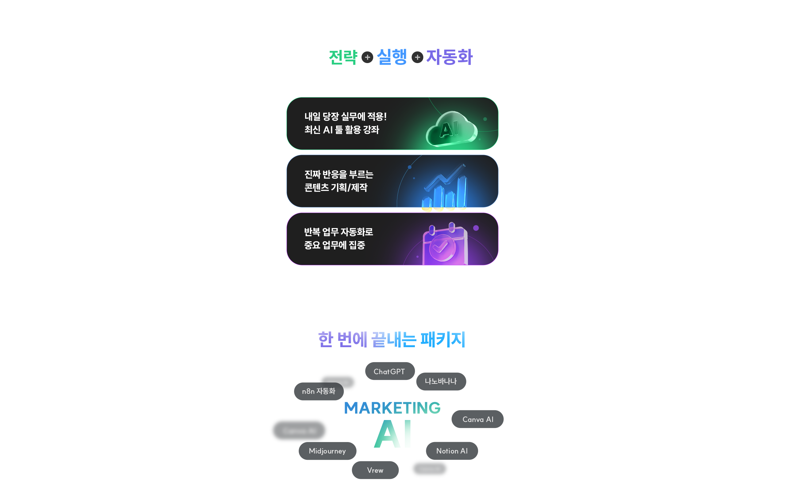 이제 전략 실행 자동화를 한 번에!