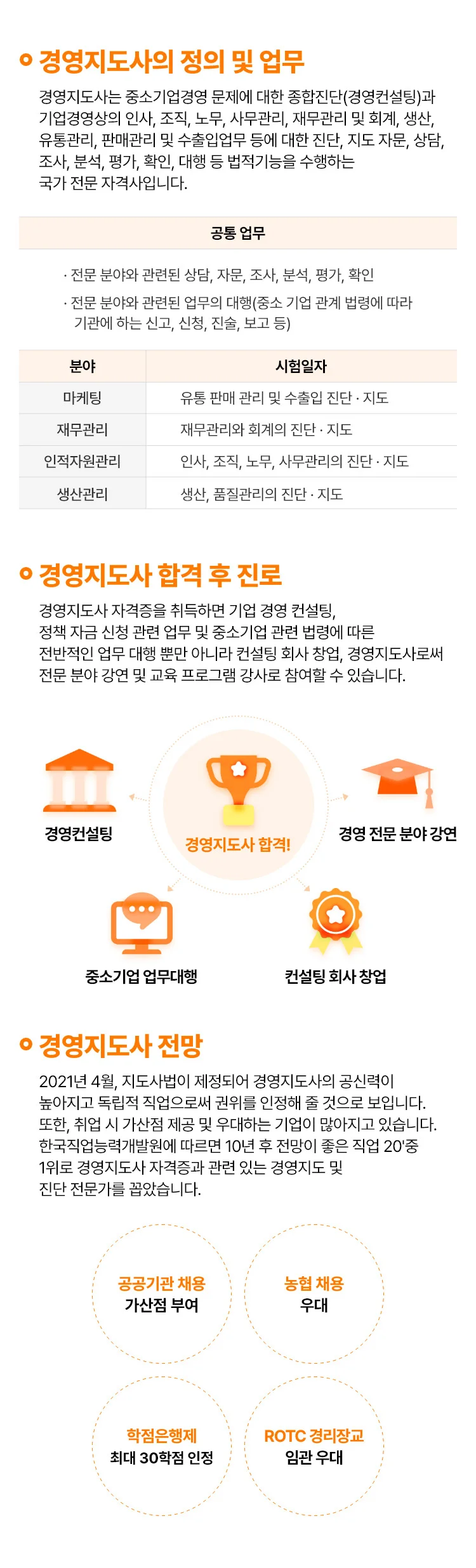 경영지도사 정의 및 업무
