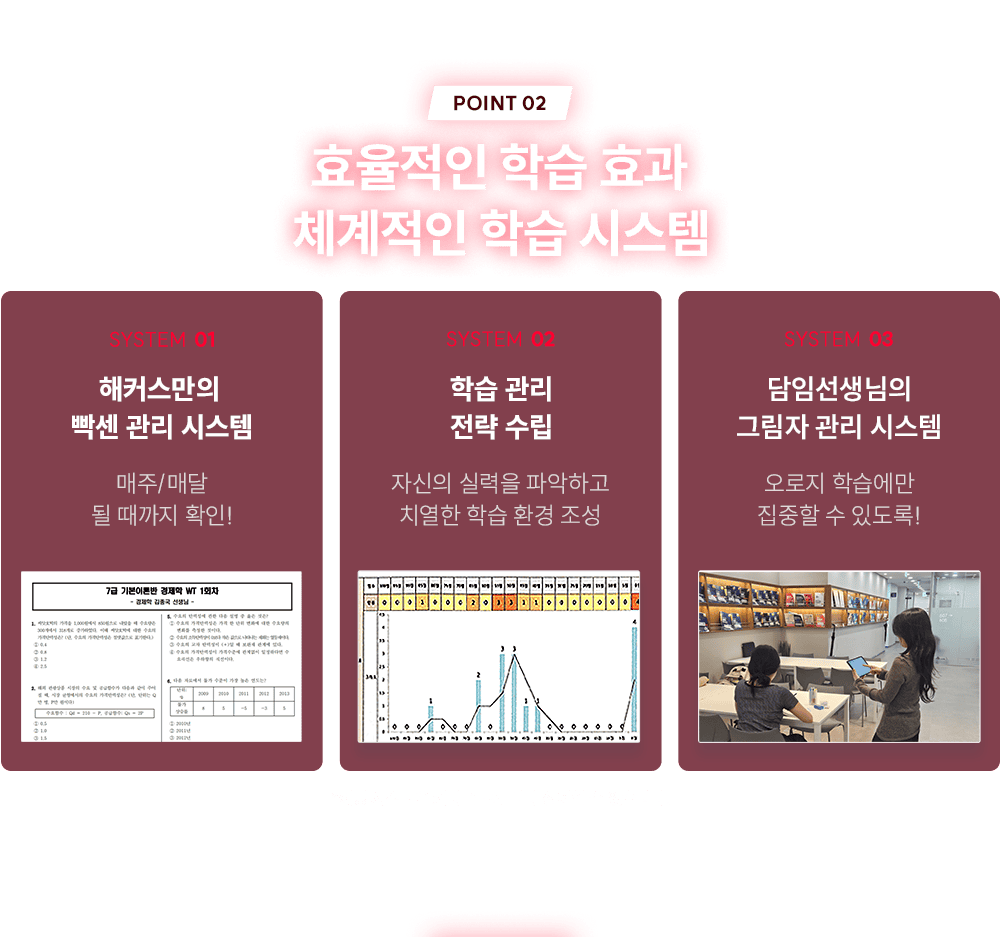 ȿ������ �н� ȿ��, ü������ �н� �ý���