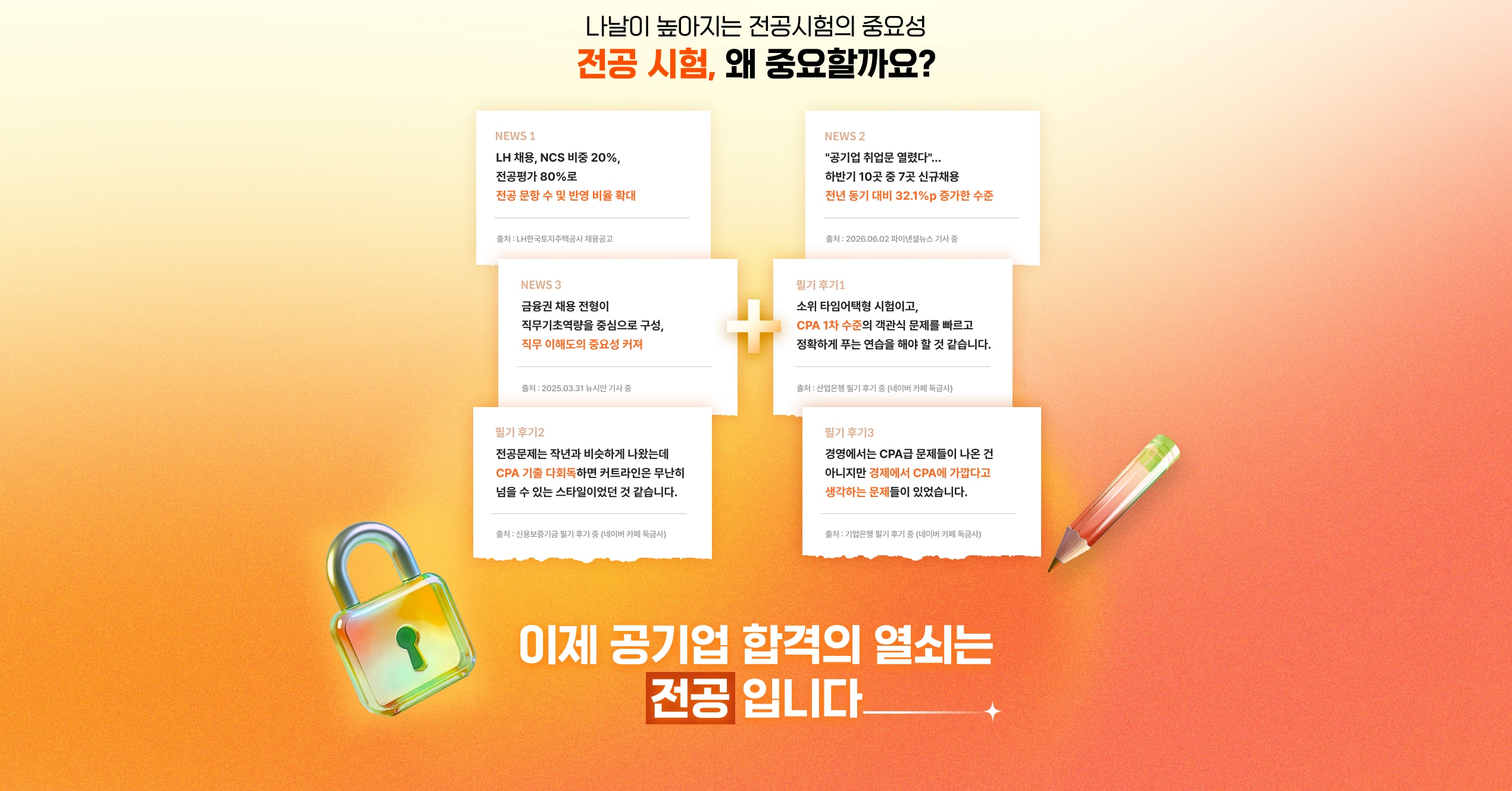 나날이 높아지는 전공시험의 중요성 - 전공 시험, 왜 중요할까요? 이제 공기업 합격의 열쇠는 전공입니다