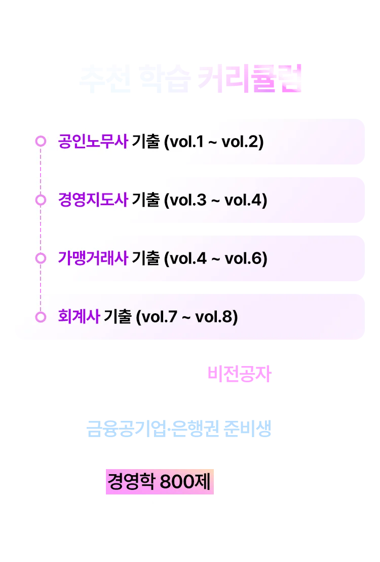추천 학습 커리큘럼