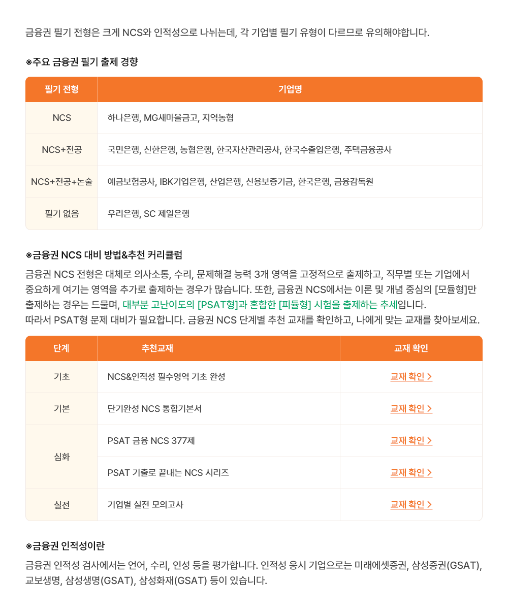 NCS·인적성