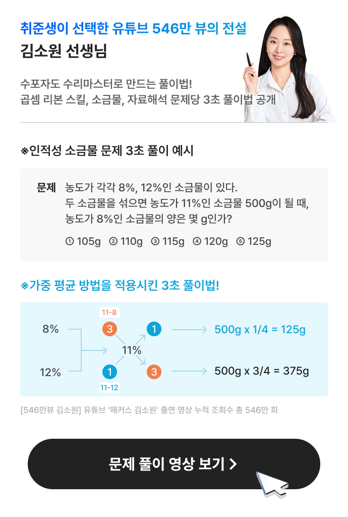 [해커스잡] 삼성 GSAT 전국 모의고사+화상감독 무료