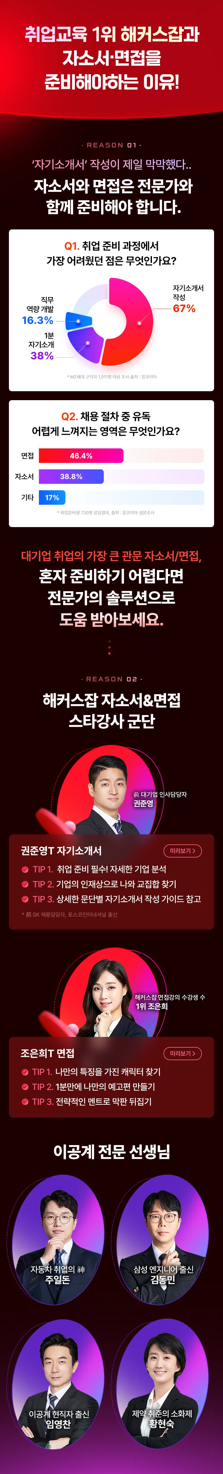 자소서 면접을 준비해야하는 이유!